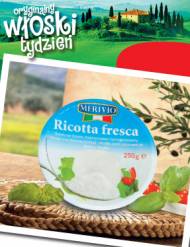 Ser Ricotta , cena 2,22 PLN za 250g/1 opak. 
- Oferta ważna ...