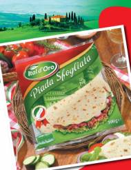 Piada Sfogliata , cena 5,99 PLN za 390 g/1 opak. 
- Grube, ...