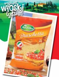 Bruschetta , cena 7,99 PLN za 500 g/1 opak. 
- Bruschetta to ...