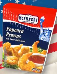 Krewetki w panierce , cena 13,99 PLN za 230 g/1 opak. 
- Danie ...