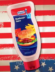 Sos do hamburgerów , cena 4,99 PLN za 450 ml/1 opak. 
- Gęsty ...