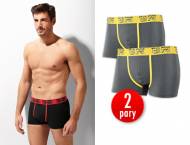 Bokserki męskie 2 pary Livergy, cena 24,99 PLN za 2 pary 
- ...
