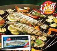 Pstrąg , cena 12,99 PLN za 520 g 
- Na tacce aluminiowej z ...