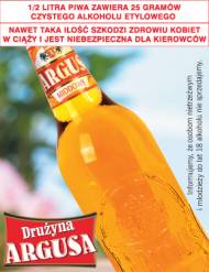 Piwo Argus miodowe , cena 2,49 PLN za 500 ml 
-  Pasteryzowane