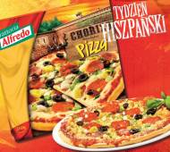 Pizza Chorizo , cena 4,99 PLN za 350 g 
- Pizza z pomidorami, ...