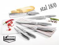 Zestaw noży Ernesto, cena 59,90 PLN za 1 opak. 
- z nierdzewnej ...