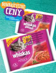 Whiskas tradycyjne danie , cena 4,99 PLN za 4x100/1 opak. 
- ...
