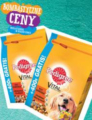 Pedigree sucha karma dla psów , cena 14,99 PLN za 2400 g+400 ...