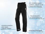 Damskie spodnie narciarskie softshell Crivit Sports, cena 77,00 ...