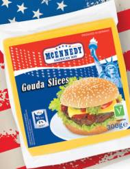 Ser do burgerów , cena 5,99 PLN za 300 g/1 opak. 
- ser Gouda ...
