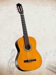 Gitara akustyczna , cena 199,00 PLN za 1 opak. 
- wierzch pudła ...