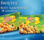 Oliwki/ Mozzarella , cena 4,99 PLN za 250 g 
-  panierowane