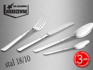 Komplet sztućców ze stali szlachetnej Ernesto, cena 79,90 ...