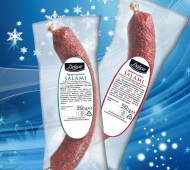 Salami , cena 11,99 PLN za 250 g/1 opak. 
- kiełbasa surowa, ...