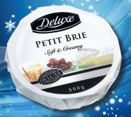 Ser Brie , cena 13,99 PLN za 500 g/1 opak. 
-  delikatny, kremowy