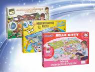 Interaktywne puzzle , cena 49,99 PLN za 1 opak. 
- oprócz ...