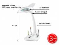 Lampa LED z lupą Livarno Lux, cena 149,00 PLN za 1 opak. 
- ...