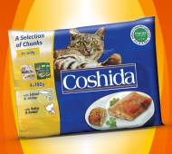 Danie dla kota , cena 3,79 PLN za 4x100 g/1 opak. 
- Soczysty ...