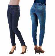 Jegginsy , cena 29,99 PLN za 1 para 
- z denimu 
- 2 kolory: ...