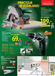 Ręczna piła tarczowa o mocy 1350 W za 199 zł oraz wkrętak ...