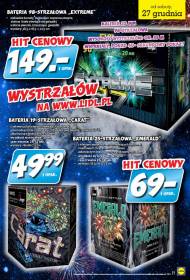 Wiele rodzajów fajerwerek: bateria 98-strzałowa Extreme, bateria ...