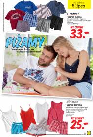Letnia męska piżama z szortami z elastycznym pasem w ofercie ...