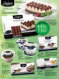 Pyszne desery marki Deluxe - Tiramisu, mus czekoladowy, czekoladowe ...