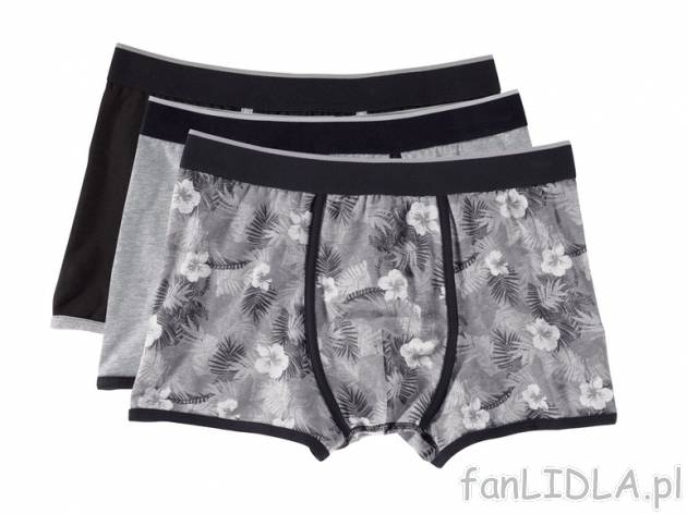 Bokserki, 3 pary Livergy, cena 29,99 PLN za 1 opak. 
- rozmiary: M-XXL 
- materiał: ...