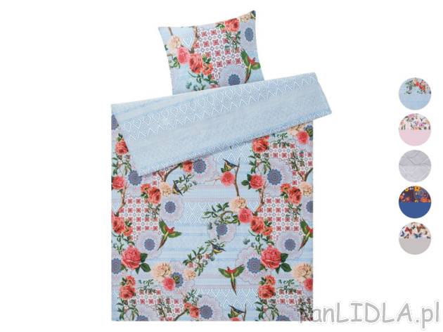 MERADISO® Pościel satynowa 140 x 200 cm, 1 komplet Meradiso , cena 59,9 PLN 
 ...