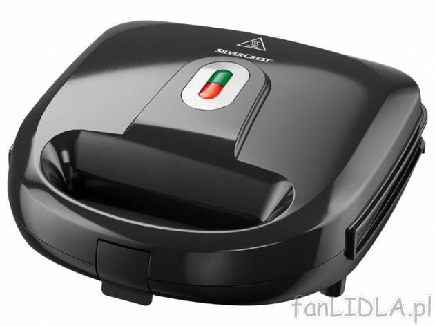 SILVERCREST® Opiekacz do kanapek SSWM 700 B1, 700 W Silvercrest, cena 44,99 PLN
