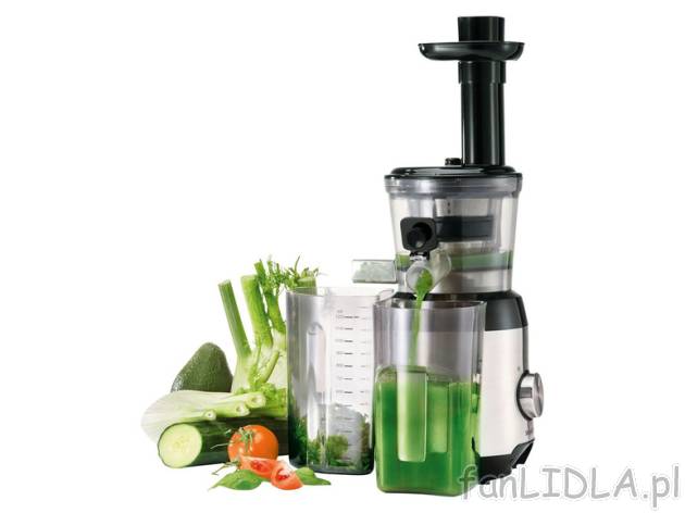 SILVERCREST® Wyciskarka wolnoobrotowa 300 W Slow Juicer SSJ 300 B2 Silvercrest ...