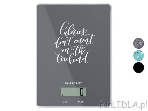 SILVERCREST® Cyfrowa waga kuchenna Silvercrest    , cena 29,99 PLN