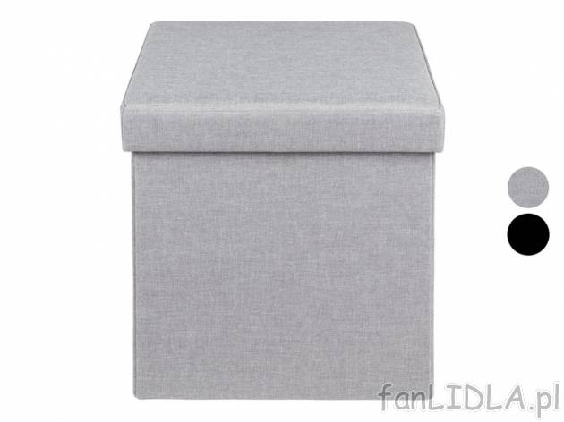 Puf ze schowkiem 46 L, 40 x 40 x 40 cm, 1 sztuka , cena 49,99 PLN