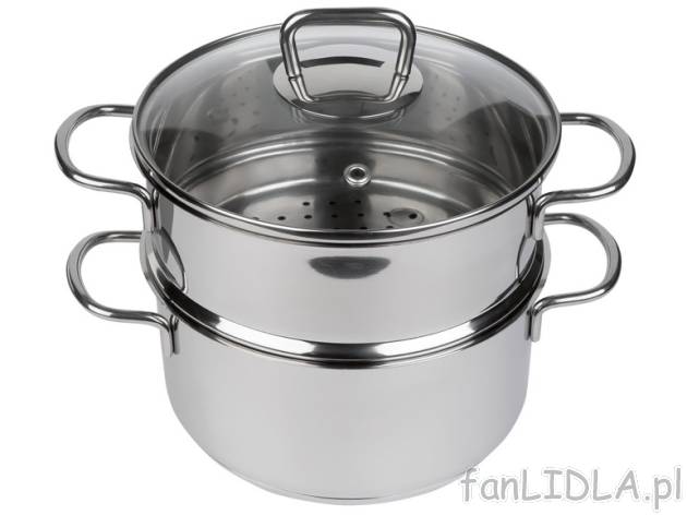 ERNESTO® Garnek do gotowania na parze ze stali Ernesto , cena 89,9 PLN 
 Opis produktu ...