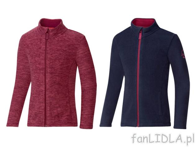 CRIVIT® Bluza dziewczęca z polaru, 1 sztuka Crivit    , cena 31,99 PLN