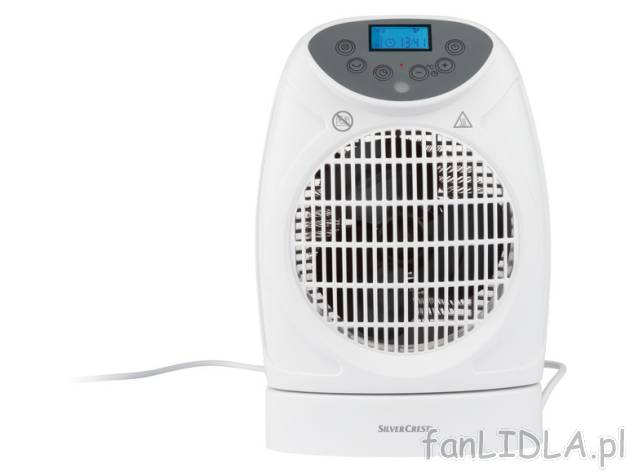 SILVERCREST® Termowentylator z pilotem SHLF 2000 D3 Silvercrest , cena 119 PLN ...
