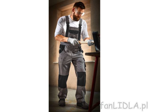 PARKSIDE® Spodnie robocze męskie na szelkach | LIDL.PL Parkside , cena 84,9 PLN ...