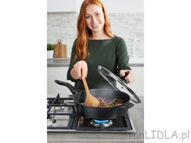 ERNESTO® Patelnia z odlewu aluminiowego Ø 28 cm, z pok… Ernesto , cena 85 PLN ...