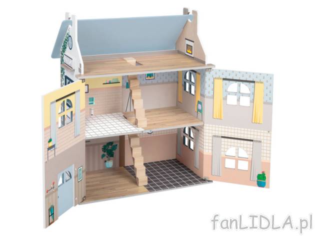 PLAYTIVE® Drewniany domek dla lalek, 1 sztuka Playtive    , cena 159 PLN