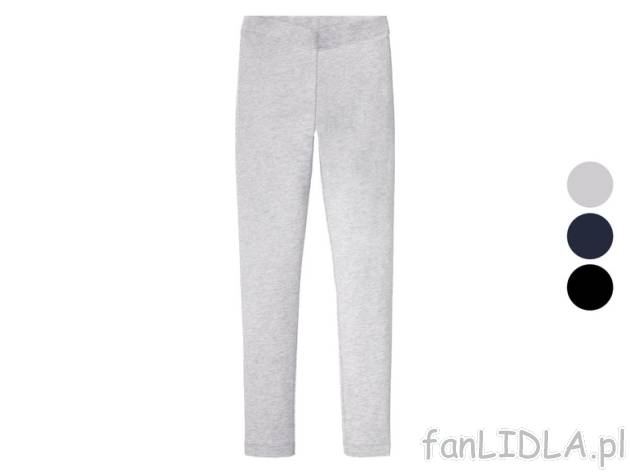 PEPPERTS® Legginsy termiczne dziewczęce z bawełną, Pepperts , cena 19,99 PLN ...