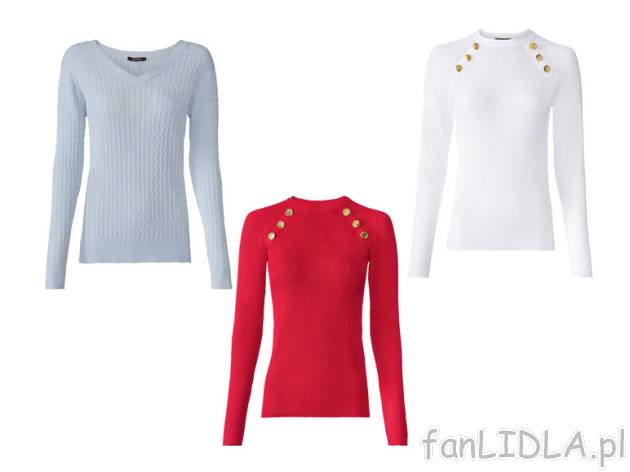 ESMARA® Sweter damski z wiskozą, 1 sztuka | Esmara , cena 44,99 PLN 
 Opis produktu ...