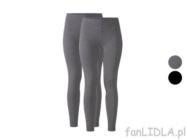 ESMARA® Legginsy damskie, 2 pary Esmara , cena 31,98 PLN 
 &lt;b&gt;Opis ...