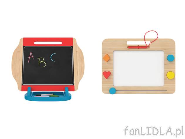 PLAYTIVE® Drewniana tablica edukacyjna lub tablica-zni… Playtive , cena 69,9 ...