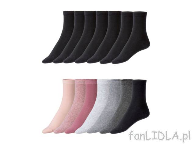 ESMARA® Skarpetki damskie, 7 par | LIDL.PL Esmara , cena 24,43 PLN 
 Opis produktu ...