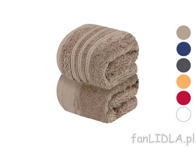Livarno Home Ręcznik frotté, 30 x 50 cm, 2 sztuki Livarno home, cena 9,98 PLN ...
