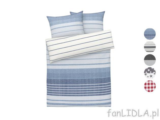 Livarno Home Pościel flanelowa 160 x 200 cm | LIDL.PL Livarno home, cena 64,9 PLN ...