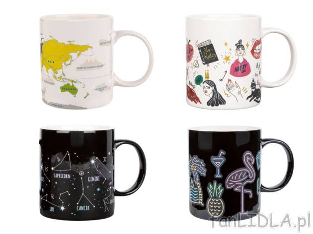 ERNESTO® Kubek porcelanowy zmieniający kolor, Ernesto , cena 14,99 PLN 
 Opis ...