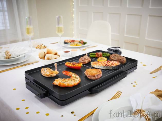 SILVERCREST® Grill stołowy elektryczny SPG 2000 Silvercrest , cena 119 PLN 
 Opis ...