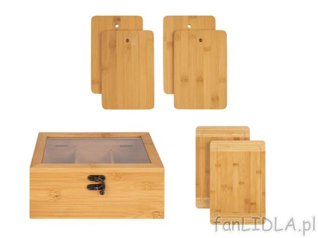 ERNESTO® Bambusowe deski do krojenia, 2 lub 4 Ernesto , cena 29,99 PLN 
 Opis produktu ...