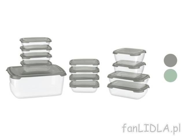 ERNESTO® Zestaw pojemników, 13 sztuk | LIDL.PL Ernesto , cena 34,99 PLN 
 Opis ...
